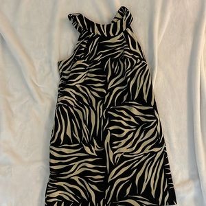 Milly black printed dress